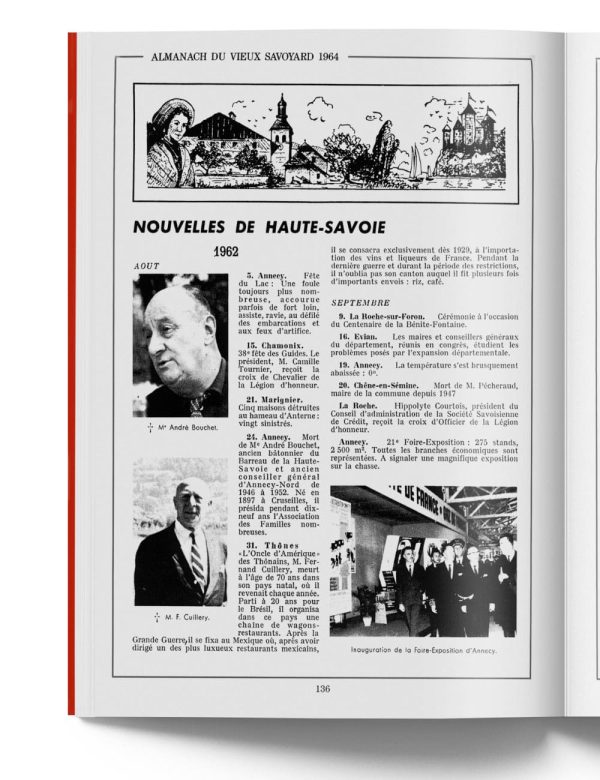 Histoire de la Haute-Savoie en 1964 - Pays de Savoie - Almanach Savoyard -